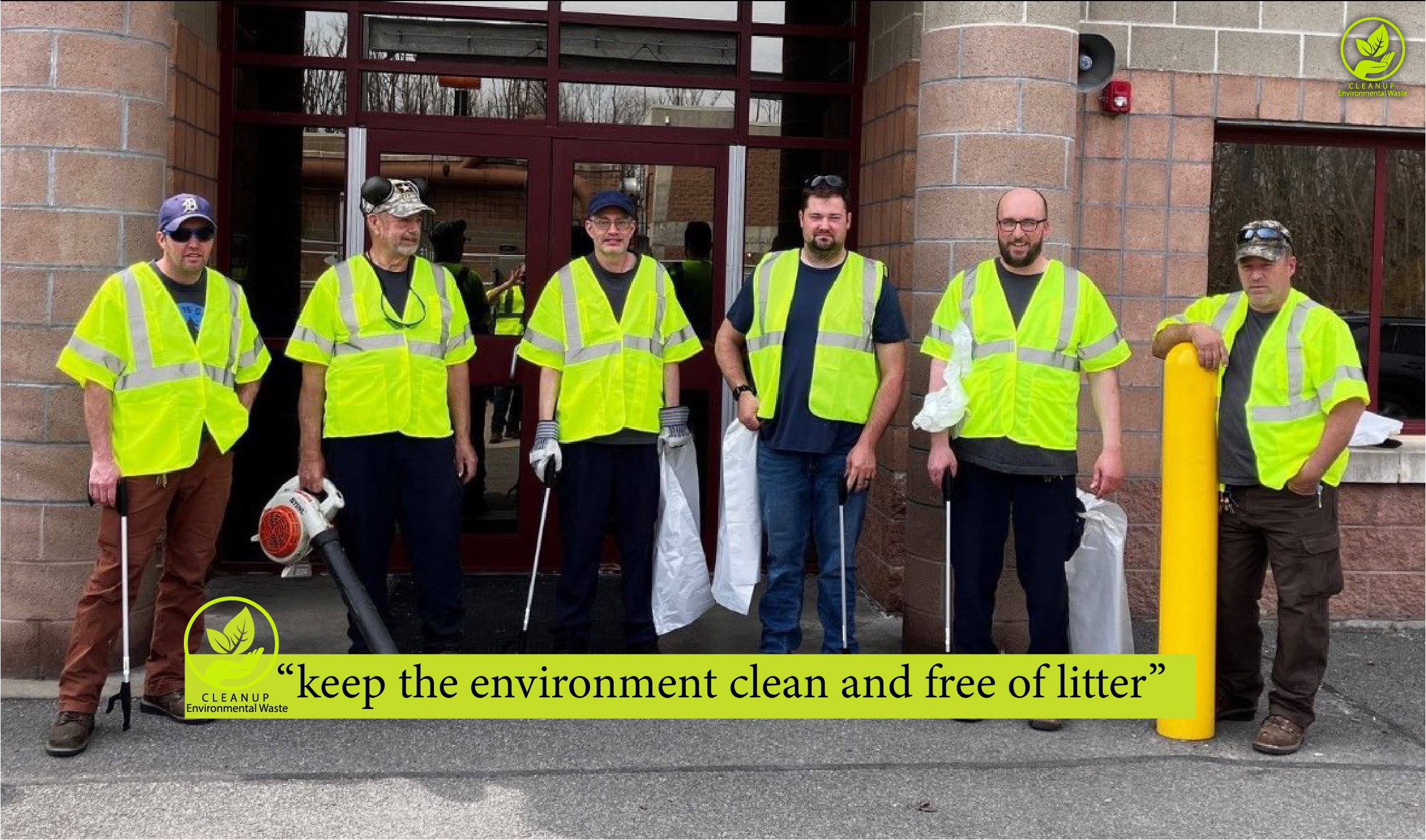 Community cleanup and recycling